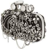 Thumbnail for your product : Alexander McQueen Punk Four Ring Satin Chandelier Clutch