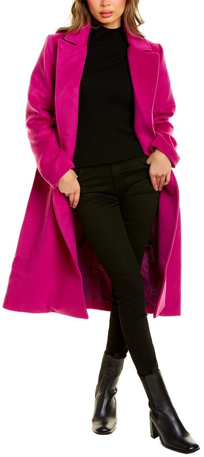 magenta coat