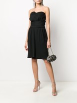 Thumbnail for your product : Giorgio Armani Pre-Owned Draped Strapless Dress