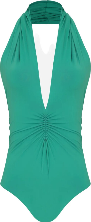 Lygia & Nanny Isatou halterneck swimsuit