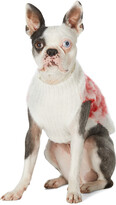 Thumbnail for your product : Ashley Williams White & Red Mohair Teddies Sweater