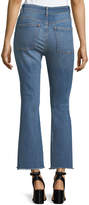 Thumbnail for your product : DL1961 Premium Denim Jackie Trimtone Crop Flare Jeans in Marker