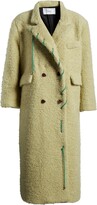 Thumbnail for your product : KkCo Moss Longline Wool Blend Coat