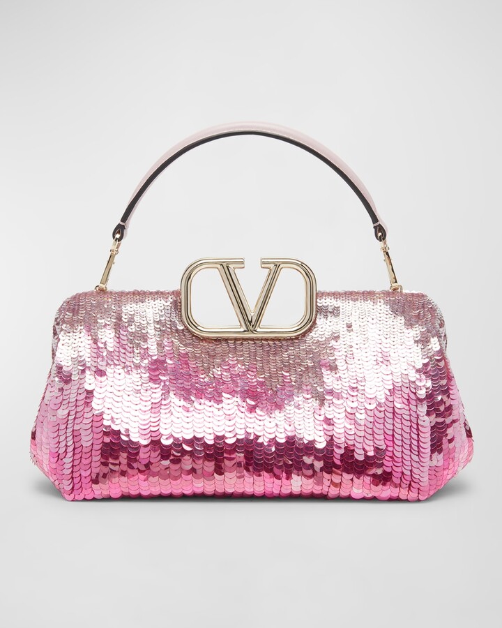 Valextra Leather Clutch Bag - Pink Clutches, Handbags - VAX23172