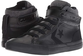 boys black leather converse boots