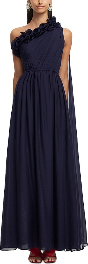 Leo Lin Jenni One Shoulder Maxi Dress