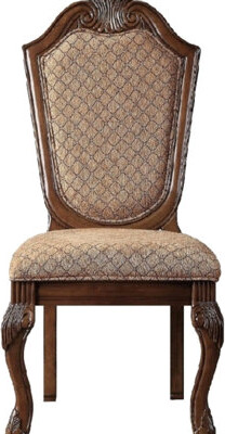 Canora Grey Fabric & Cherry Side Chair Pair - Stationary Seat Foam Padding 20\