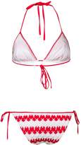 Thumbnail for your product : Missoni Mare zigzag knitted bikini