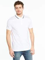Thumbnail for your product : Very Short Sleeve Pique Polo Top - White