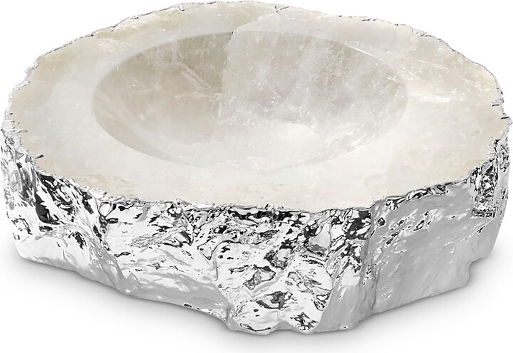 ANNA New York Casca Bowl, Crystal & Silver