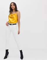 Thumbnail for your product : ASOS Design DESIGN cowl neck cami in high shine satin