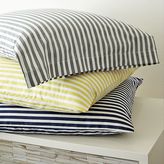 Thumbnail for your product : west elm Stripe Sheet Set - White/Dusty Navy
