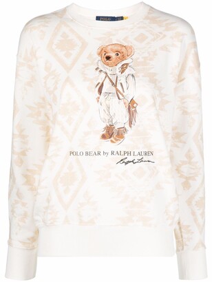 Polo Ralph Lauren Polo Bear print sweatshirt - ShopStyle