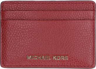 MICHAEL Michael Kors Pebbled Calfskin Card Holder