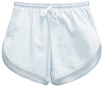 American Apparel Denim shorts light wash indigo