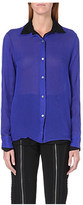 Thumbnail for your product : Jean Paul Gaultier Contrast-detail silk shirt