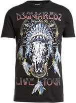 Thumbnail for your product : DSQUARED2 Live Tour Logo T-Shirt, Black