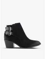 Thumbnail for your product : Dune Pinna Western heeled suede ankle boots
