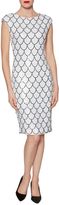 Thumbnail for your product : Gina Bacconi Ariel Scallop Design Sequin Dress