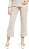 Thumbnail for your product : Maternal America Wide Leg Crop Maternity Pants