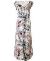 Thumbnail for your product : Saint Tropez Palm Print Long Dress Colour: BLUSH, Size: XS