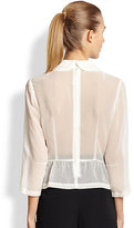 Thumbnail for your product : Comme des Garcons Sheer Peplum Blouse
