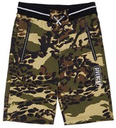 Thumbnail for your product : Givenchy Camouflage Print Cotton Sweat Shorts
