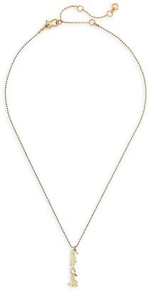 Kate Spade Goldplated & Cubic Zirconia Better Half Pendant Necklace