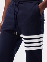 Thumbnail for your product : Thom Browne 4-bar Cotton-jersey Track Pants