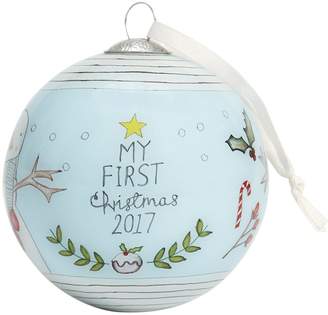 Mamas and Papas My 1st Christmas Bauble -Blue