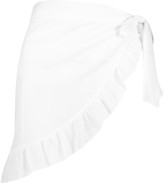 Thumbnail for your product : boohoo Ruffle Tie Beach Sarong