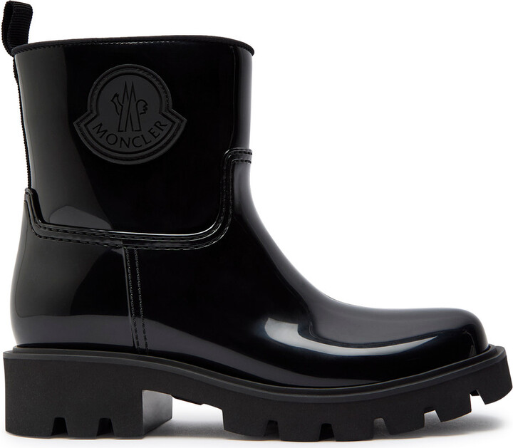 Moncler Kickstream Logo-appliquéd Rain Boots