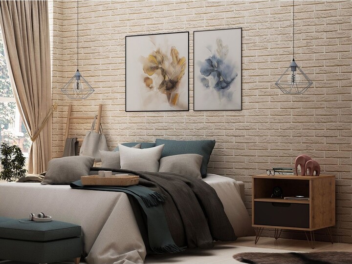 Carson Carrington Bandene Midcentury Modern 1drawer Wood Nightstand