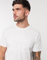 Thumbnail for your product : Levi's 2 Horses t-shirt in white with tonal white logo