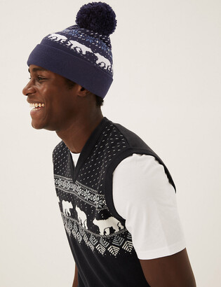 bear bobble hat