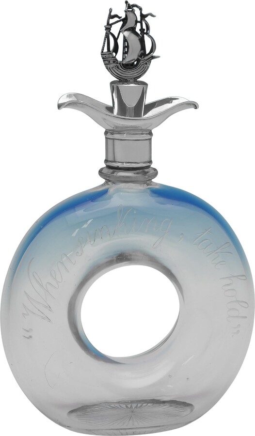 1stDibs George V Sterling Silver Nautical Decanter By Dudley & Cox, 1924