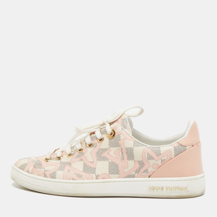 Buy Louis Vuitton Charlie Line LV Logo Lace Up Low Cut Sneakers Women's  1AA16X/LD0232 Pink/White 37 White/Pink from Japan - Buy authentic Plus  exclusive items from Japan