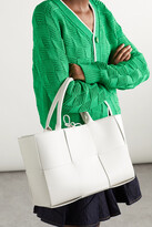 Thumbnail for your product : Bottega Veneta Arco Medium Intrecciato Leather Tote - Off-white
