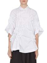 Thumbnail for your product : Simone Rocha Floral Smocked Bell Sleeves Shirt