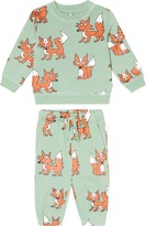 Thumbnail for your product : Stella McCartney Kids Baby printed cotton sweatshirt and pants set