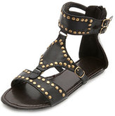 Thumbnail for your product : Charlotte Russe Studded Ankle Cuff Gladiator Sandals
