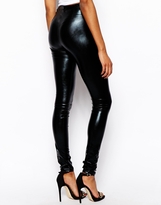 Thumbnail for your product : ASOS TALL Wet Look Leggings