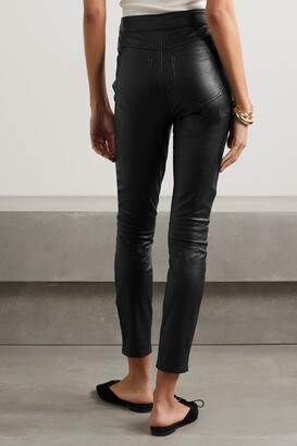 Spanx Like Leather Faux Stretch-leather Pants - Black