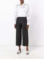 Thumbnail for your product : Mantu sheer floral pattern shirt