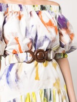 Thumbnail for your product : Silvia Tcherassi Sindone off-shoulder belted dress