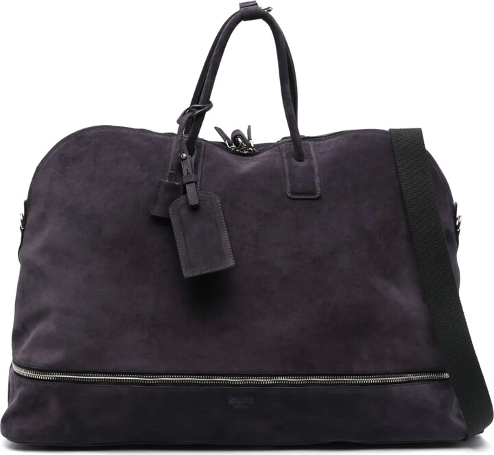 Moschino Suede Luggage Bag