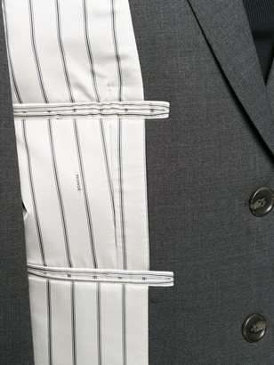 Monse Asymmetrical Double-Pocket Draped Blazer