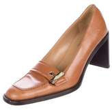 Thumbnail for your product : Gucci Leather Loafer Pumps