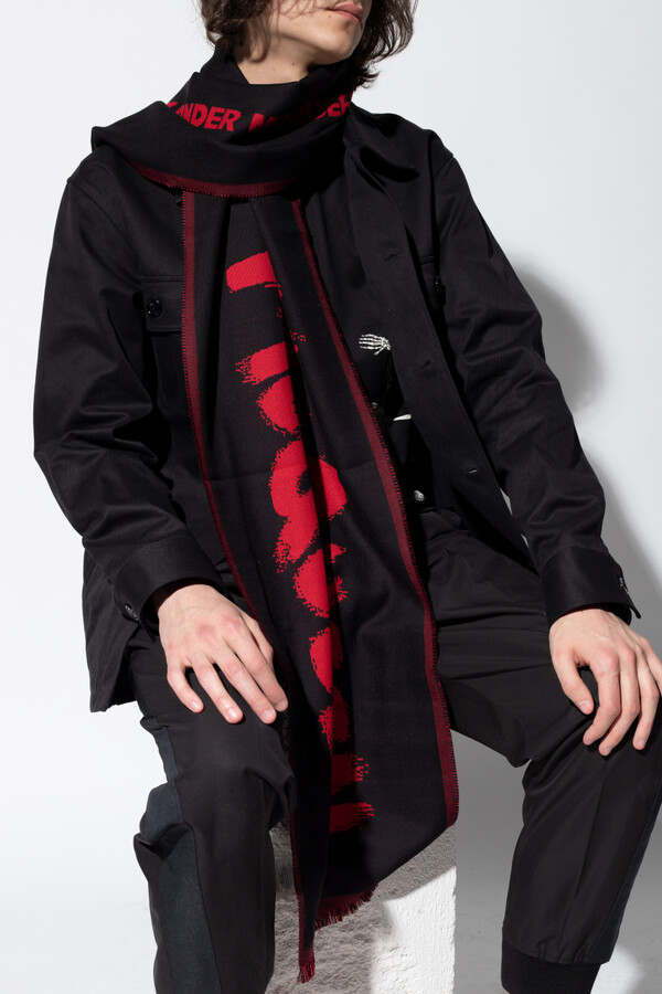 alexander mcqueen scarf mens