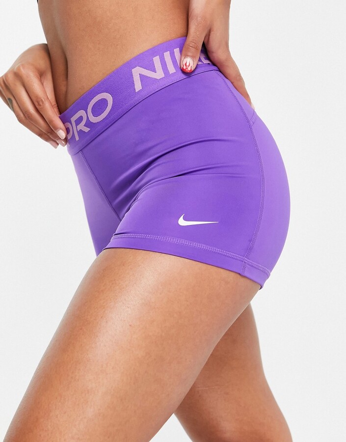 Nike Training 365 3 inch shorts in purple - ShopStyle